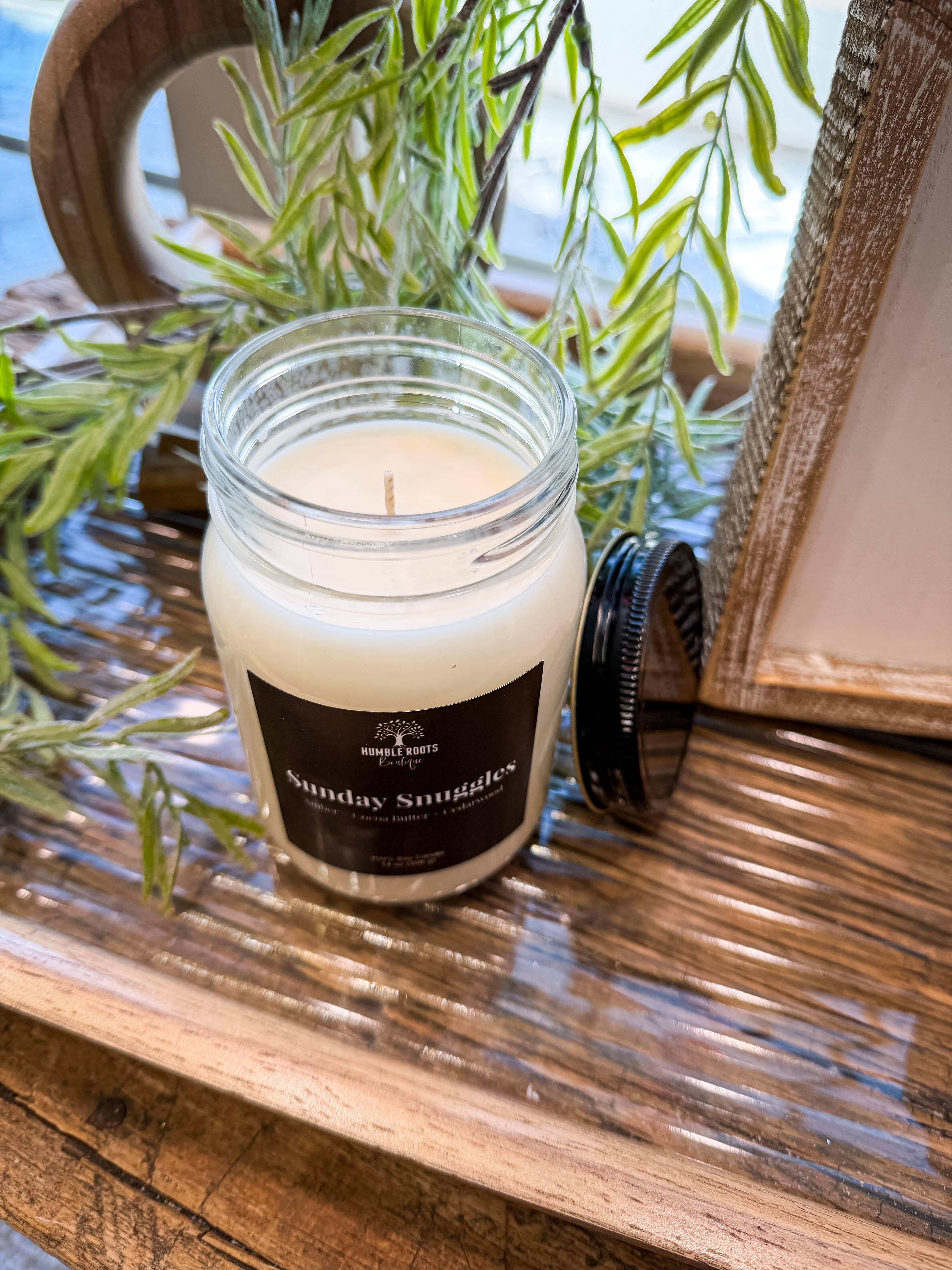 Humble Roots Boutique Candle Sunday Snuggles Soy Candle