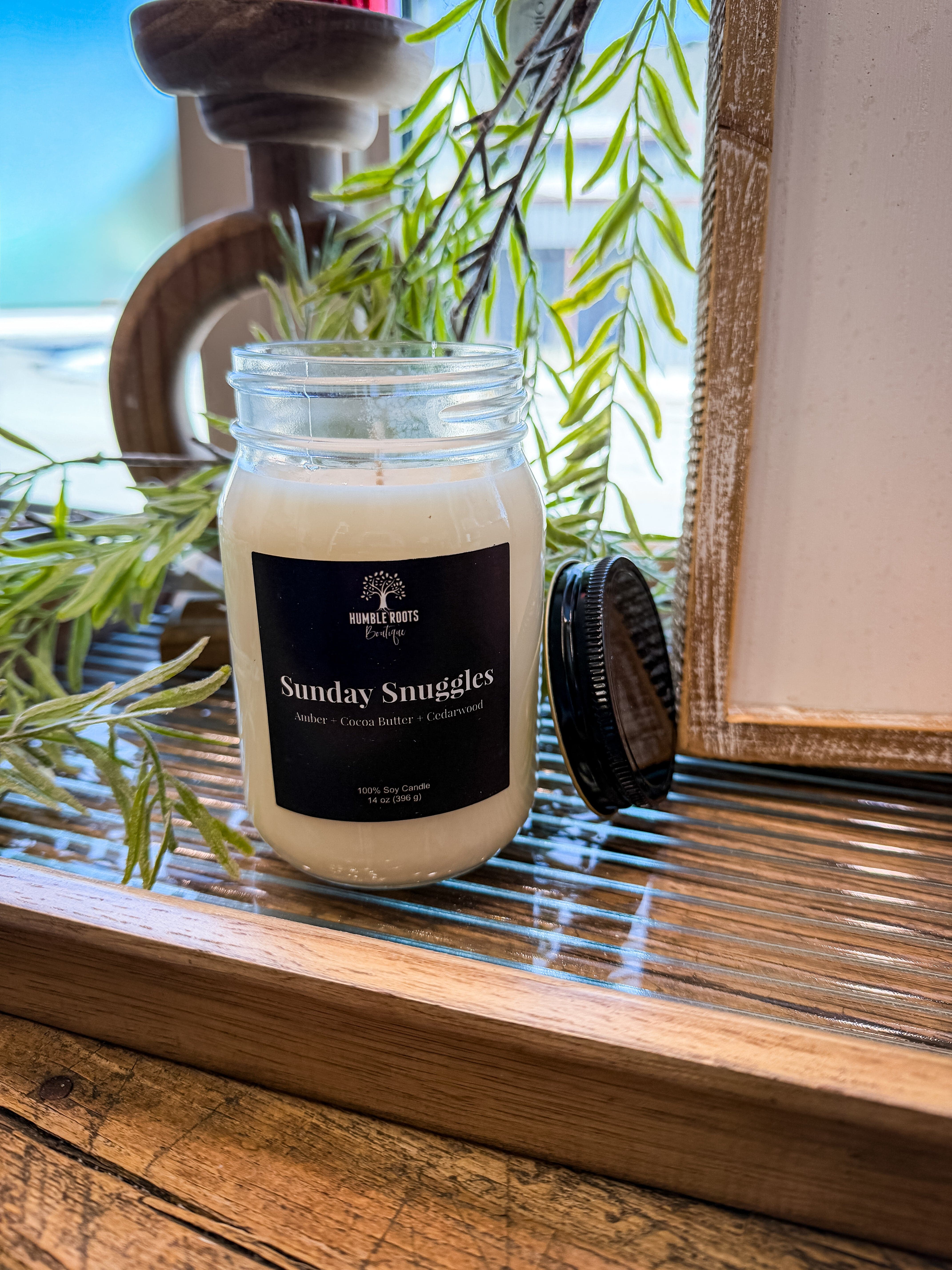 Humble Roots Boutique Candle Sunday Snuggles Soy Candle