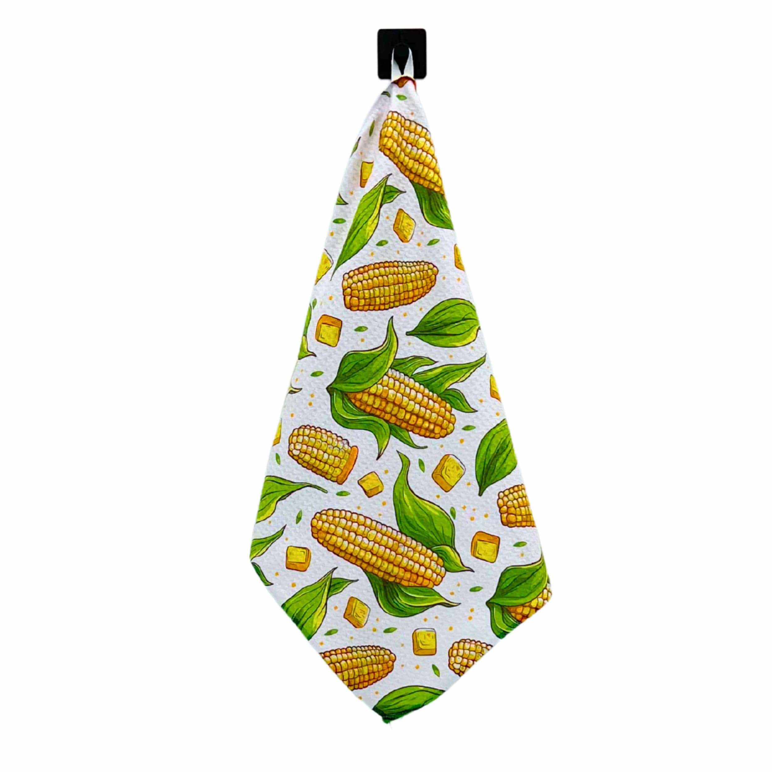Driftless Studios Tea Towel Sweet Corn Summer Cookout Tea Towel