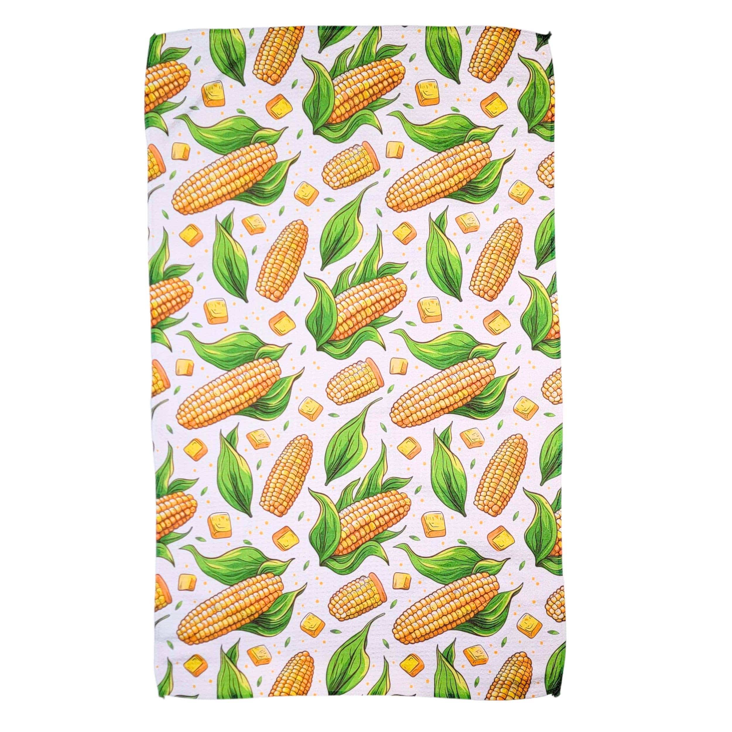 Sweet Corn Summer Cookout Tea Towel