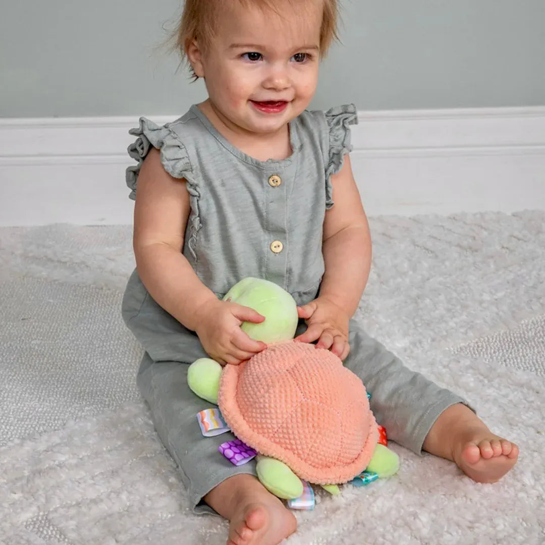 Mary Meyer Stuffed Toy Taggies Tippy Turtle Plush Toy