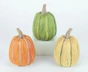 Tall Fall Weathered Pumpkin