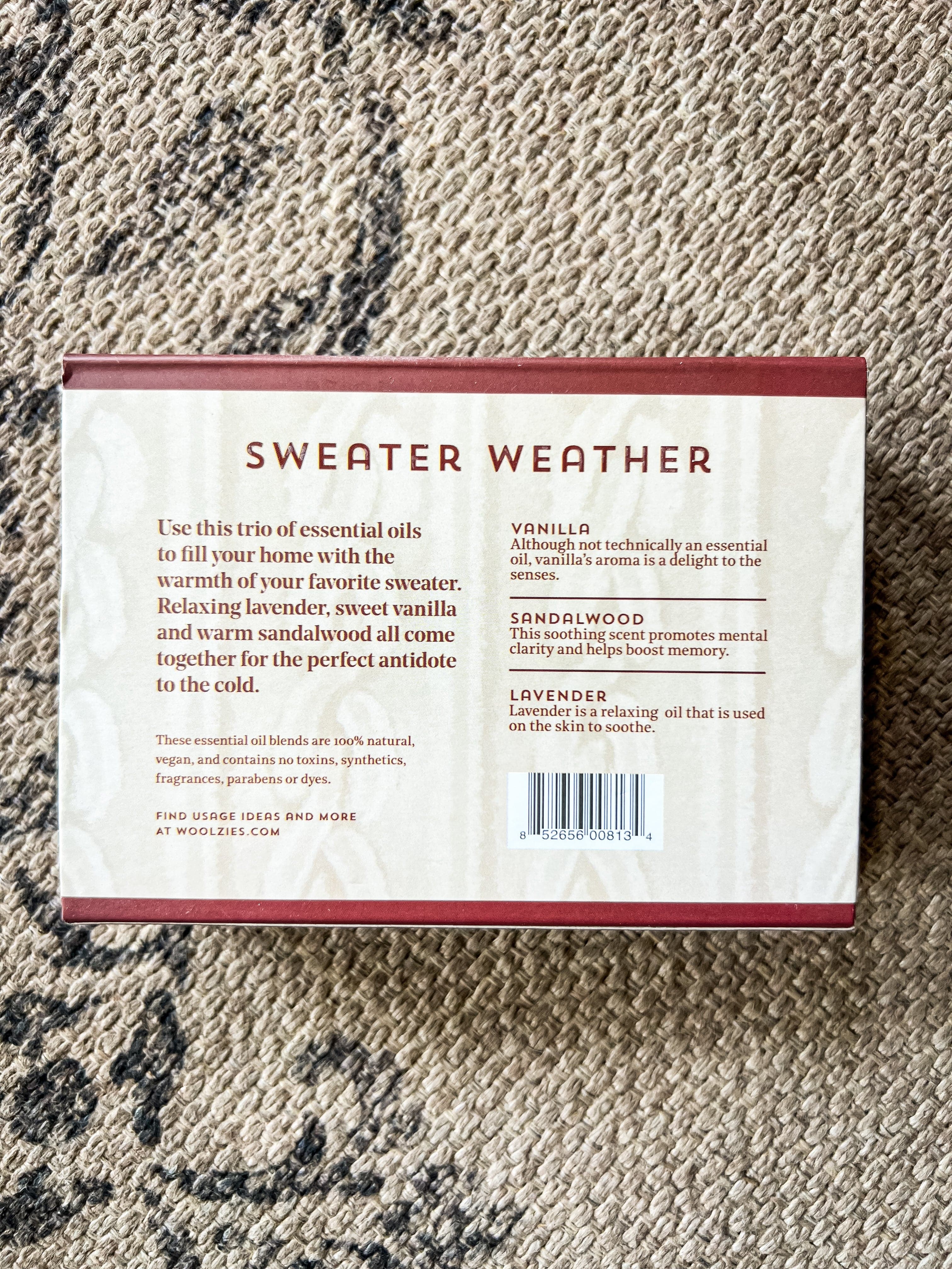 Woolzies Essential oil The Sweater Weather Essential Oil Collection