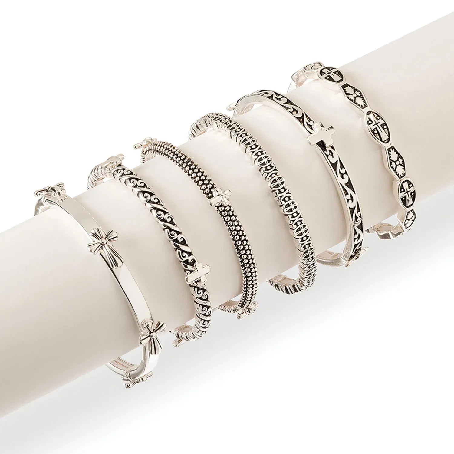 MJJ #8 (Melissa) Bracelet Thin Cross Stretch Bracelet