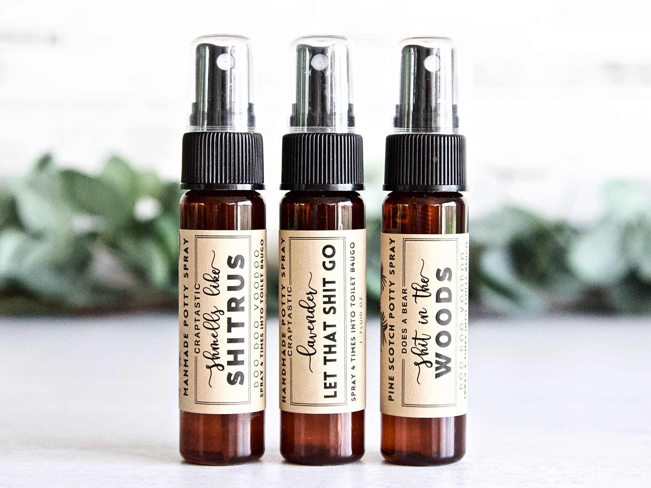 The Little Flower Soap Co Air freshener Toilet Spray - Shit in the Woods (Pine)