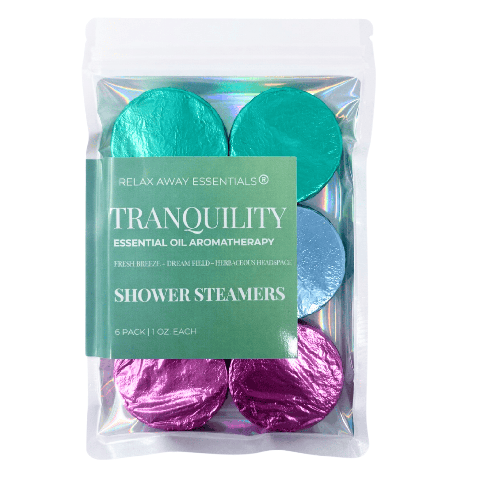 Relax Away Essentials Shower Steamer Tranquility Shower Steamers