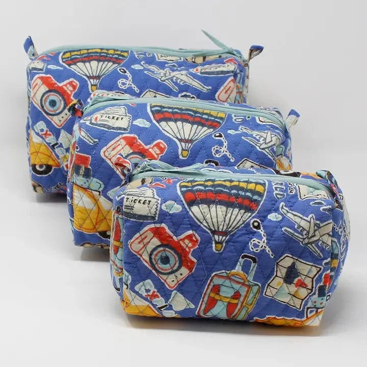 Travel the World Cosmetic Bag