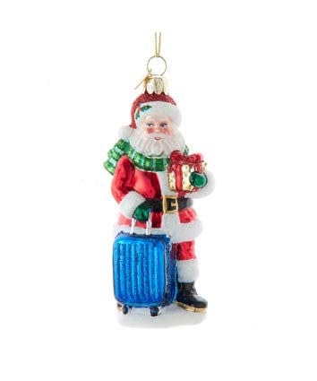 Traveling Santa Ornament