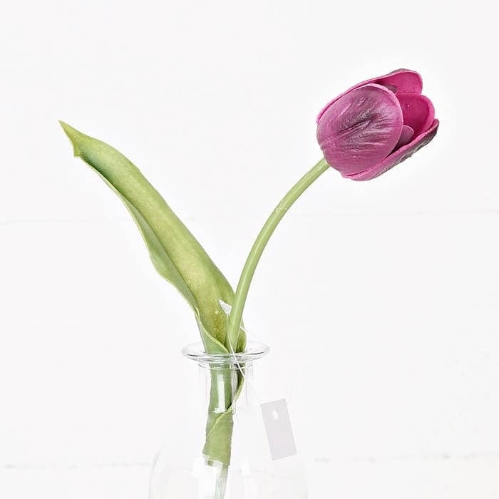 Tulip Bud Real Touch Single Stem