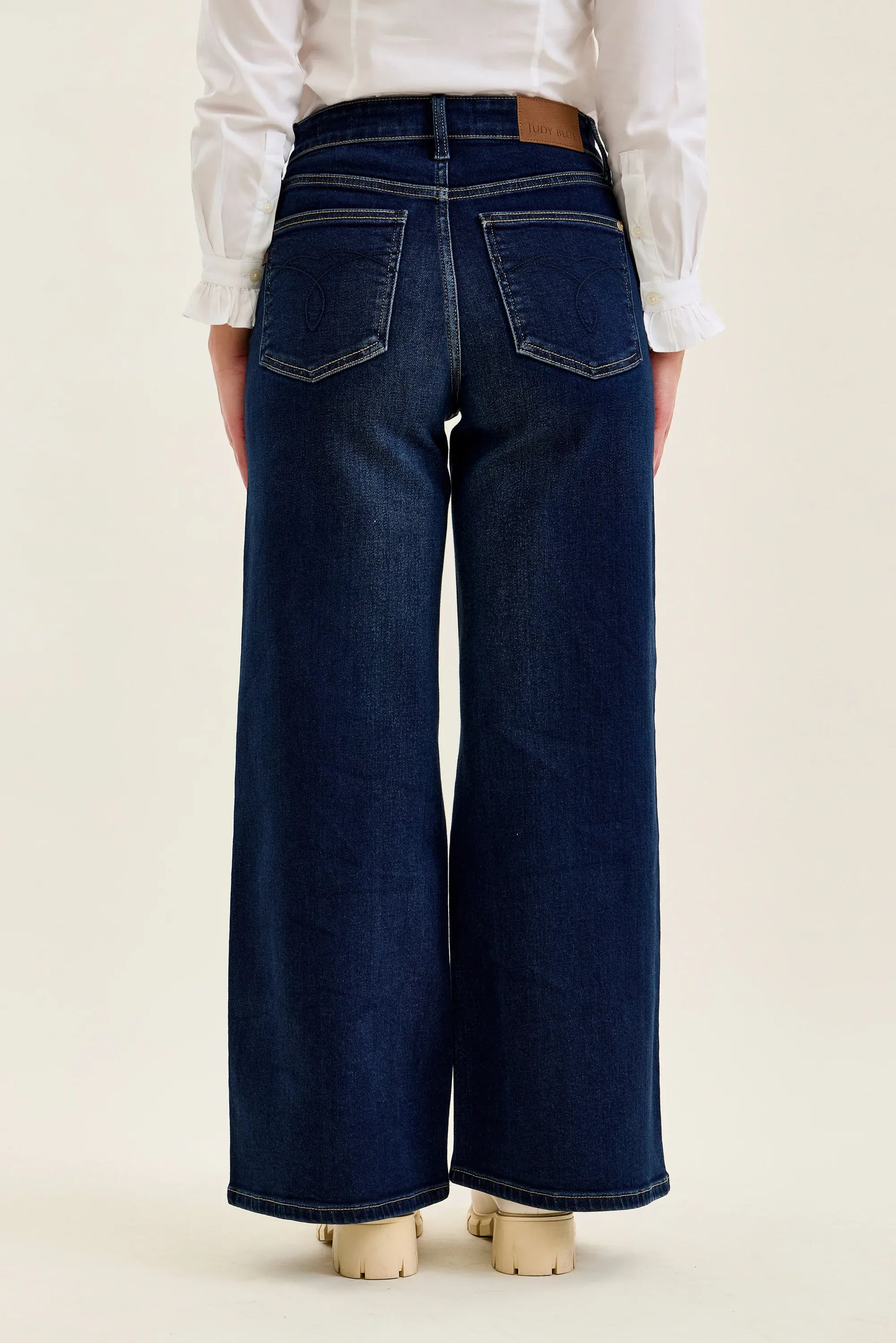 Twilight Petite LUX Retro Wide High Waist Judy Blue Jeans