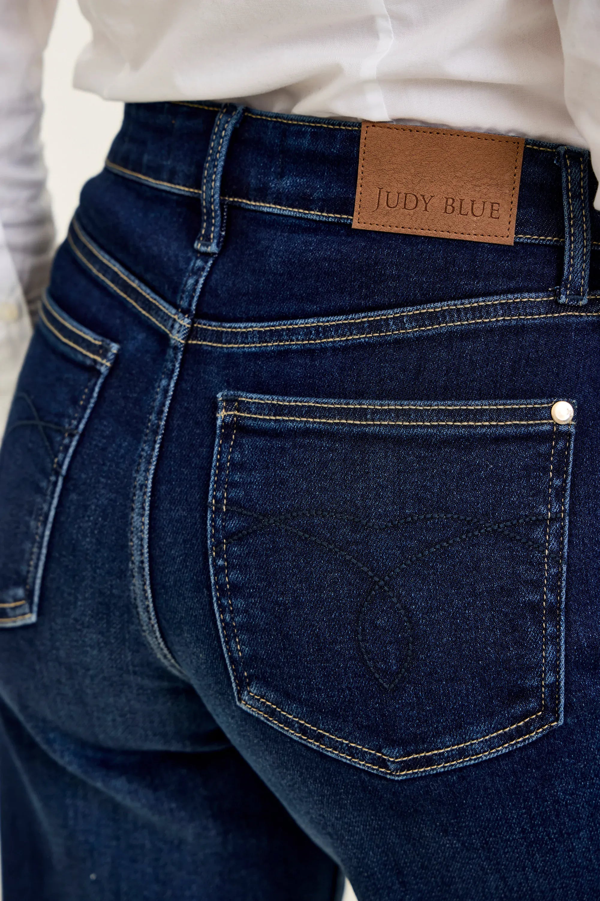 Twilight Petite LUX Retro Wide High Waist Judy Blue Jeans