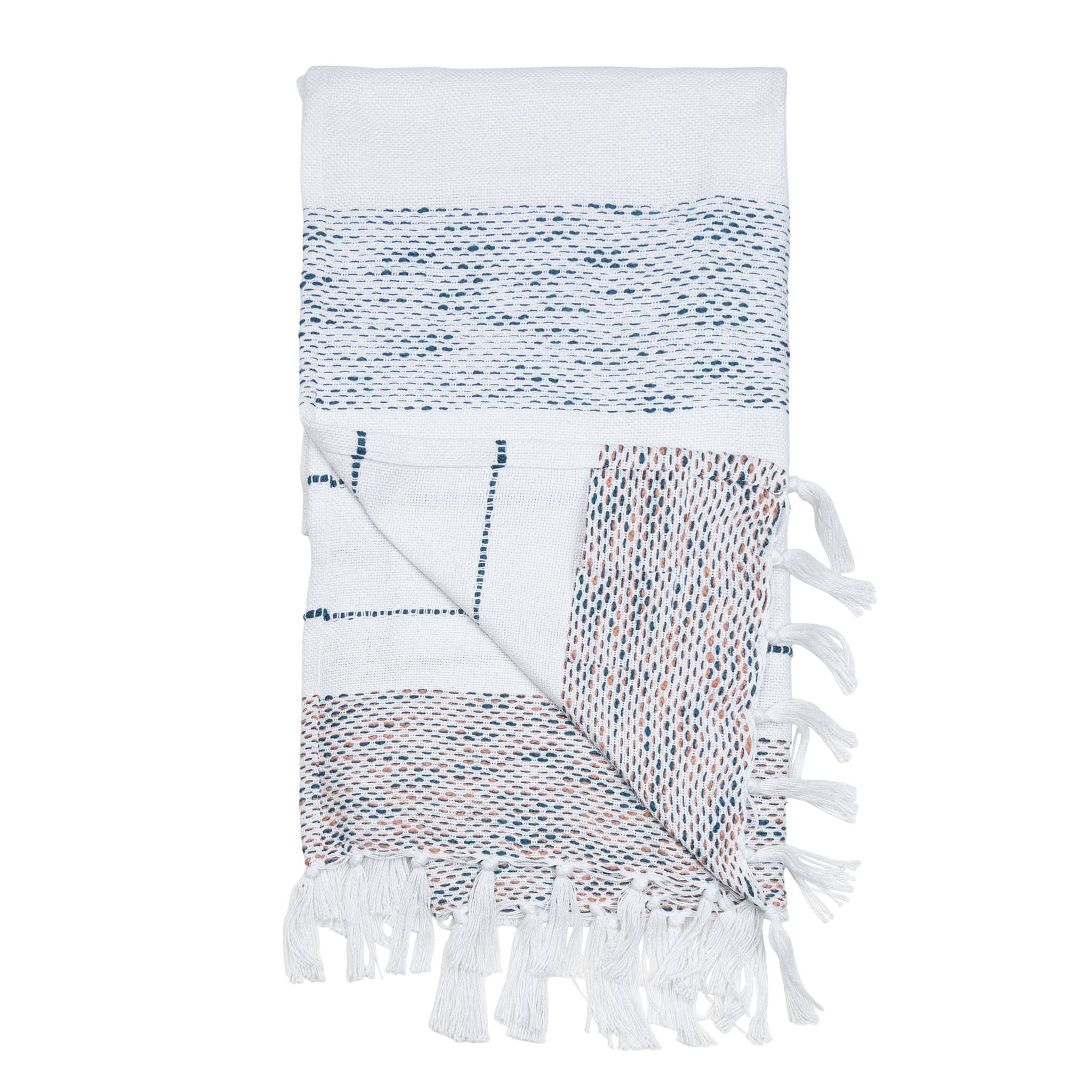 Tylanne Sage Indoor/Outdoor Recycled Woven Throw Blanket