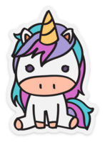 Unicorn Vinyl Sticker