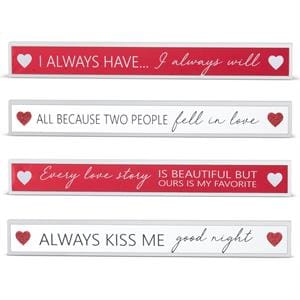 K&K Seasonal Decor Valentine Message Bar