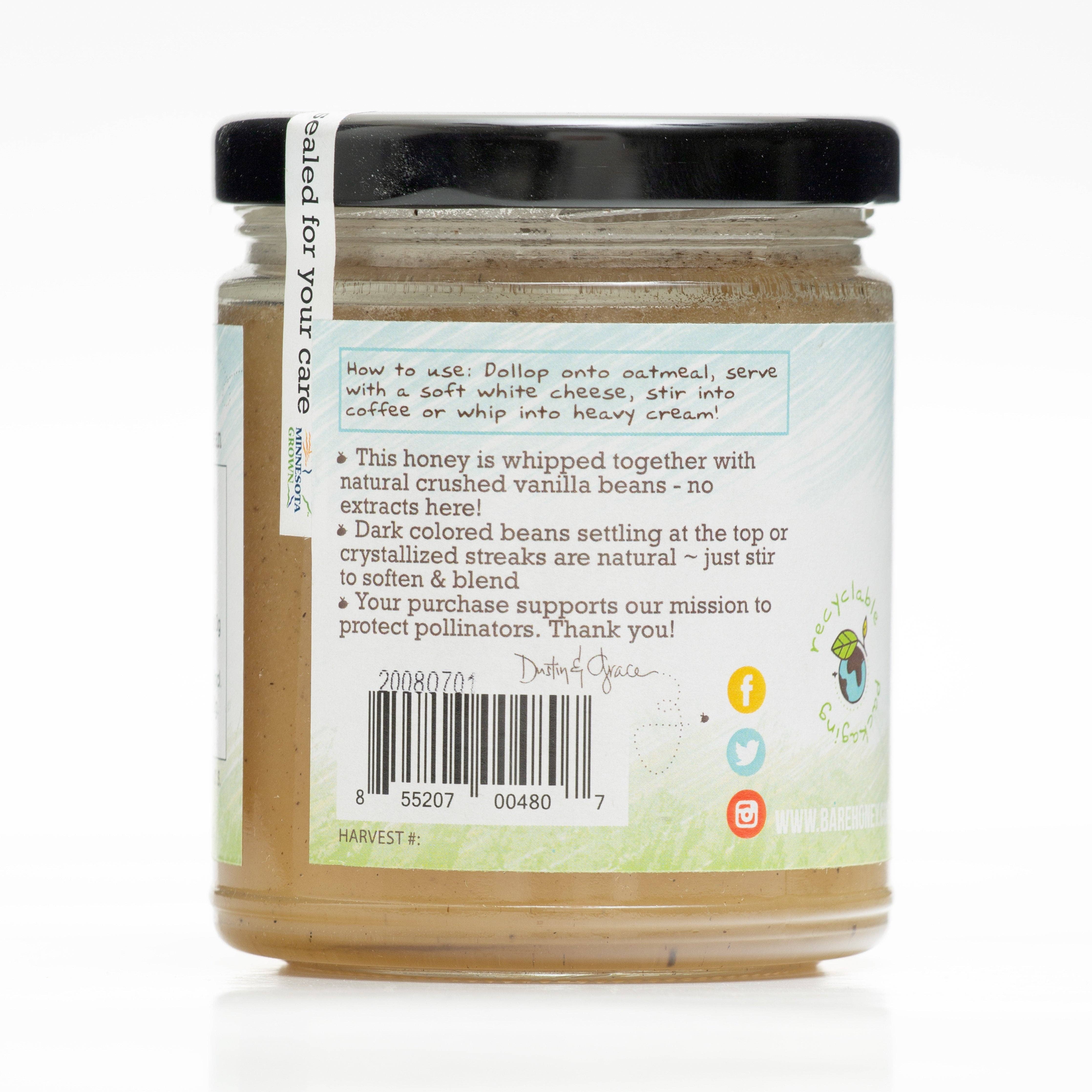 Bare Honey HONEY Vanilla Bean Spreadable Honey