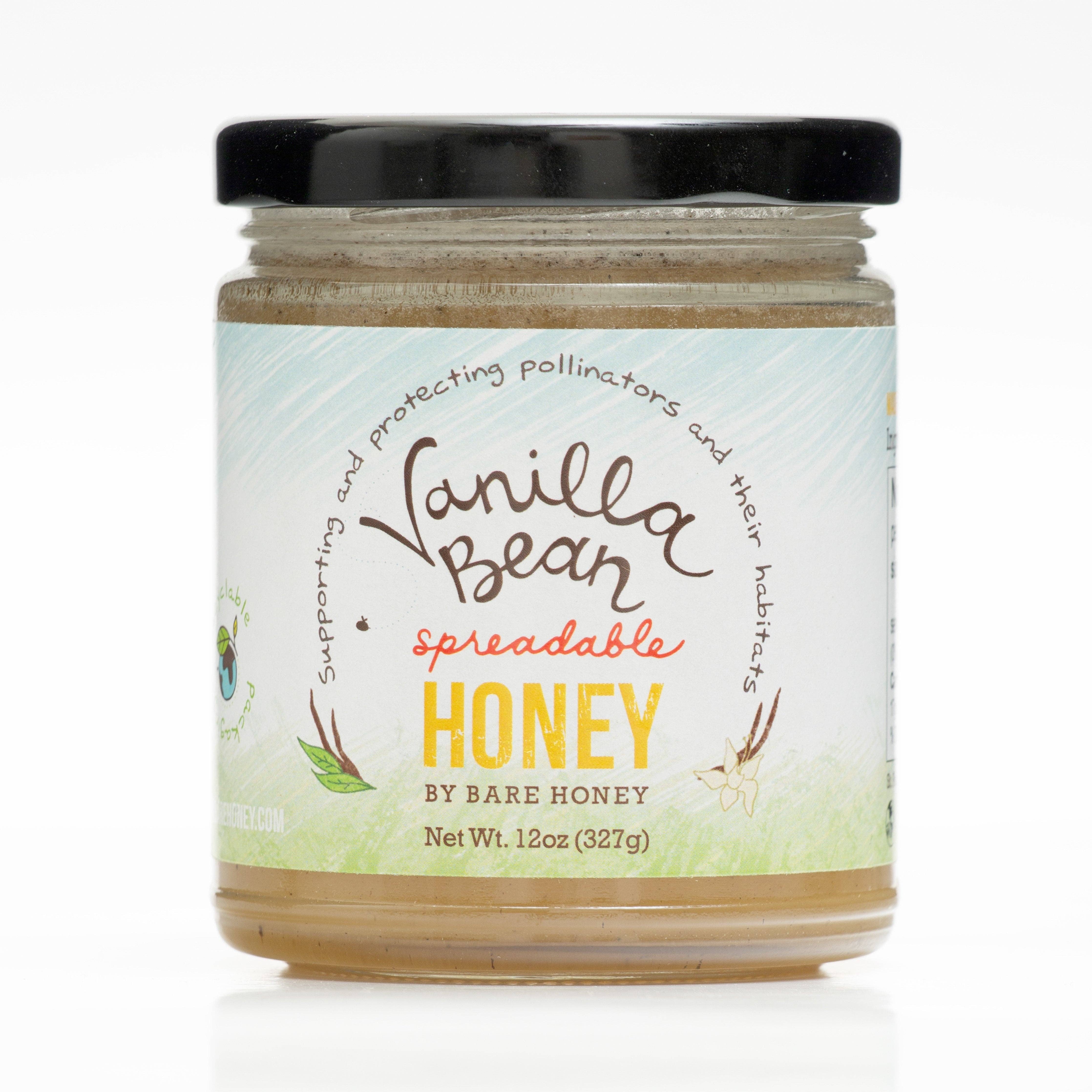Bare Honey HONEY Vanilla Bean Spreadable Honey