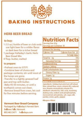 Vermont Beer Bread Mix