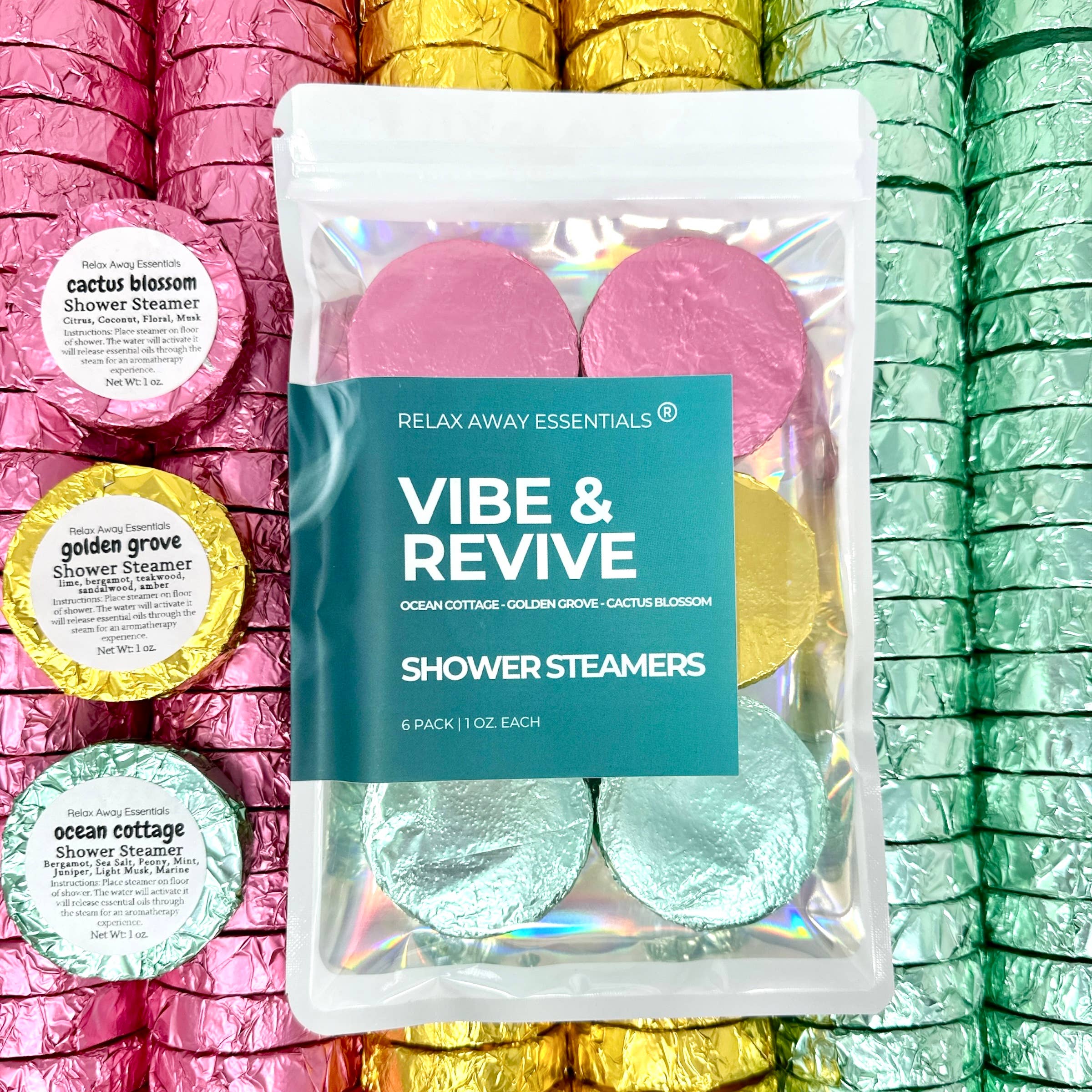 Vibe and Revive Shower Steamers