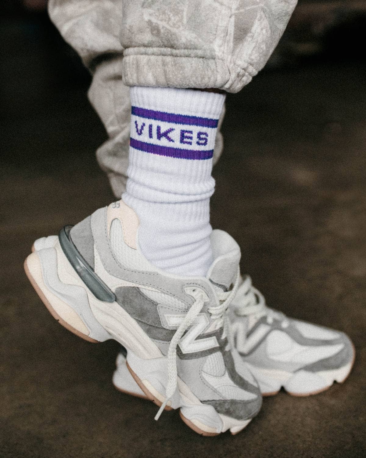 VIKES Minnesota Crew Socks