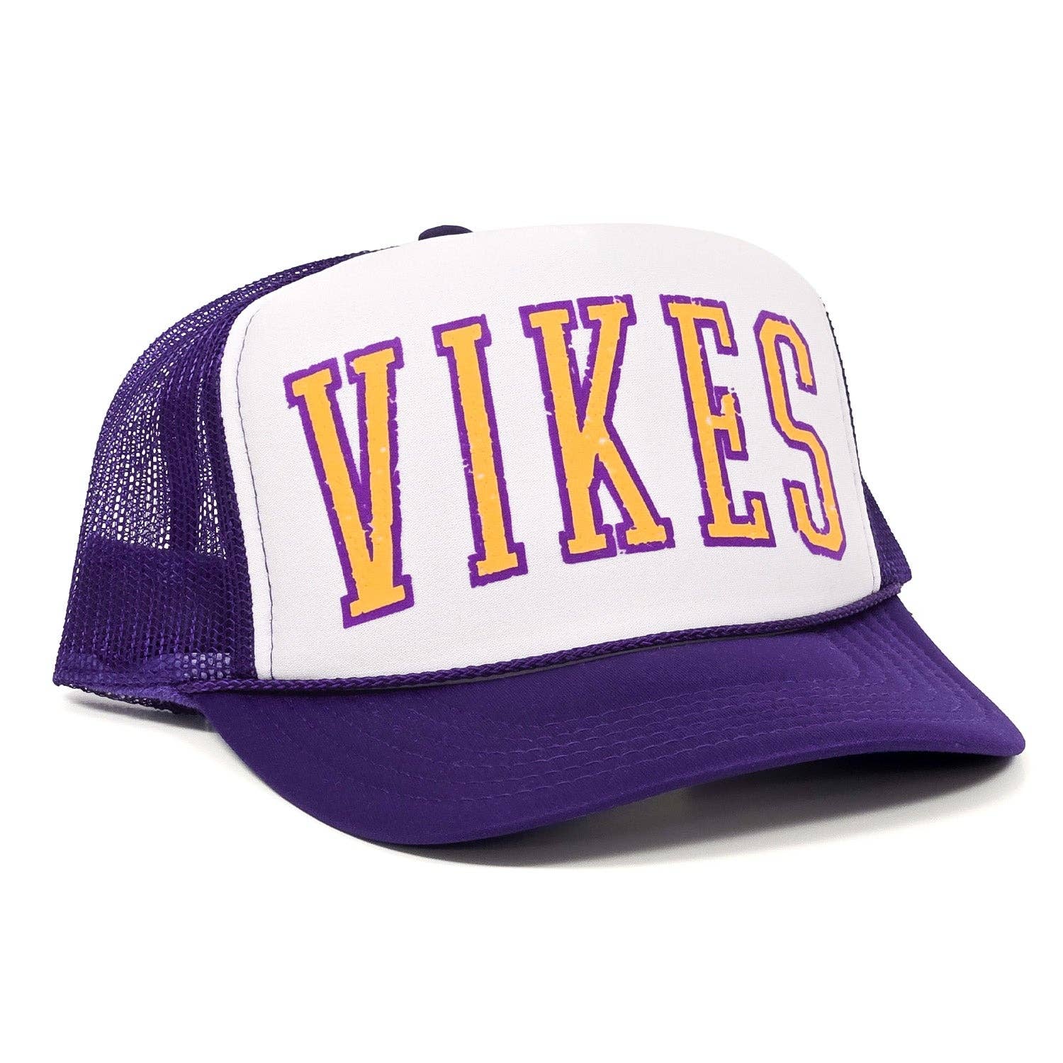 Vikes Trucker: Purple/White