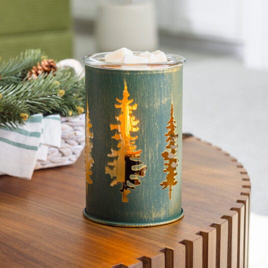 Vintage Bulb Illumination Fragrance Warmer Golden Pines