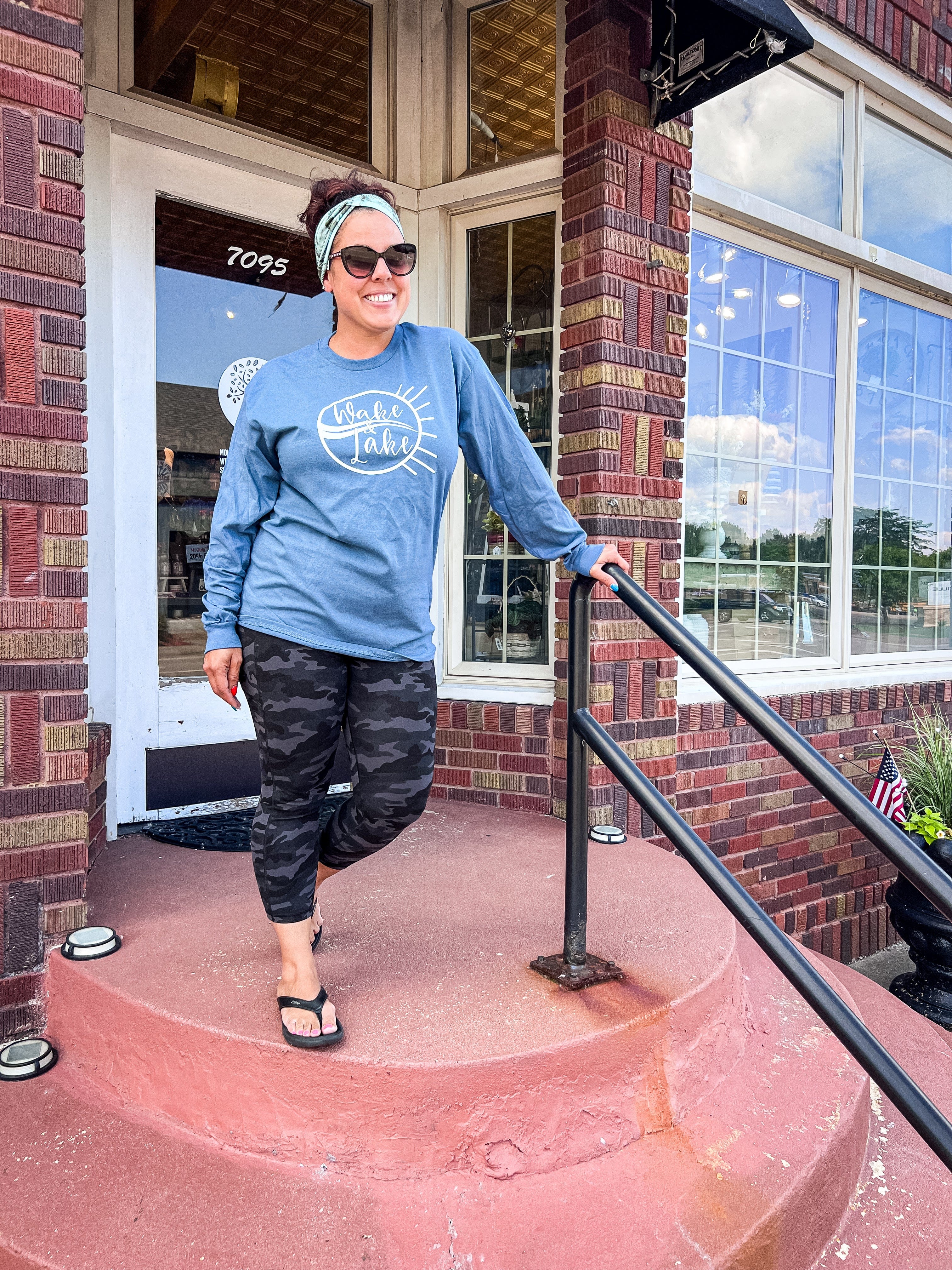 Wake Lake Long Sleeve Tee