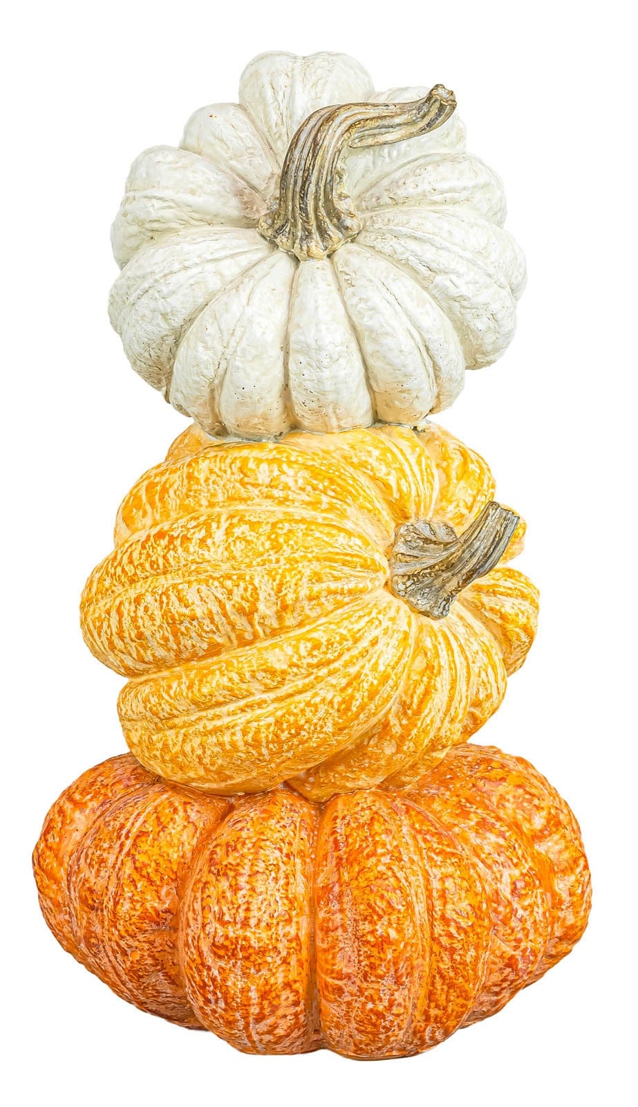 Hannah's Seasonal Decor Weathered Stacked Pumpkins