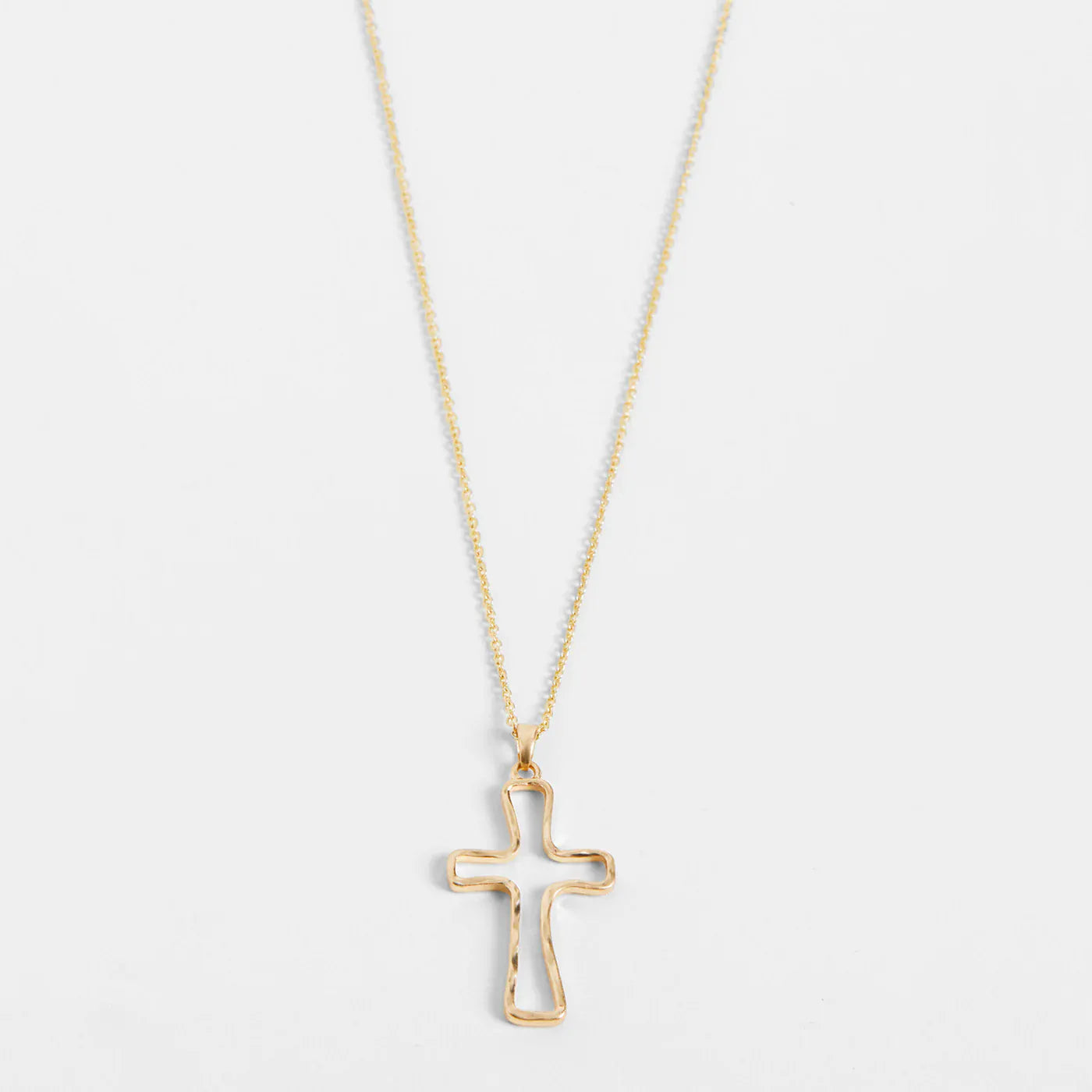 CoCo Carmen Necklace Whispers Gold Hollow Cross Necklace