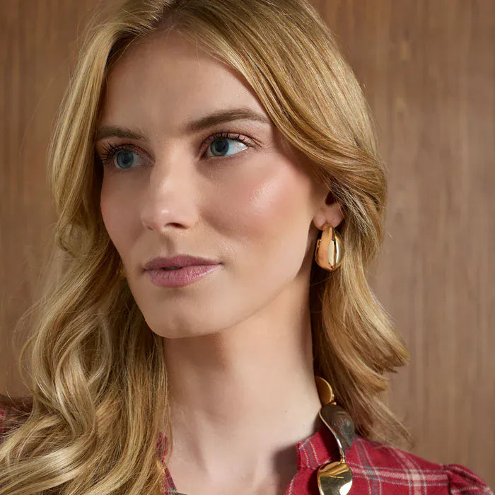 Whispers Thick Hoop Earring