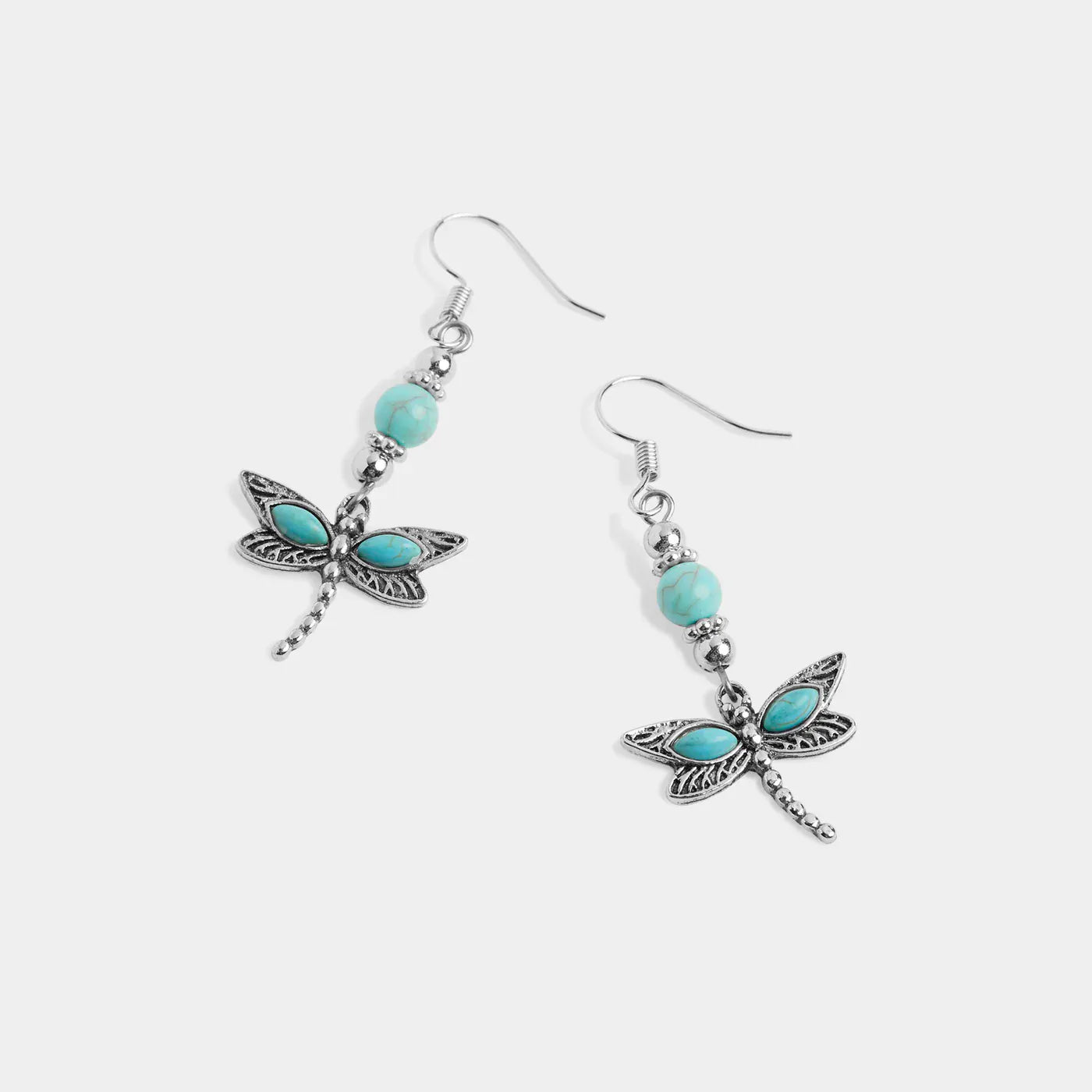 Whispers Turquoise Dream Dragonfly Earrings