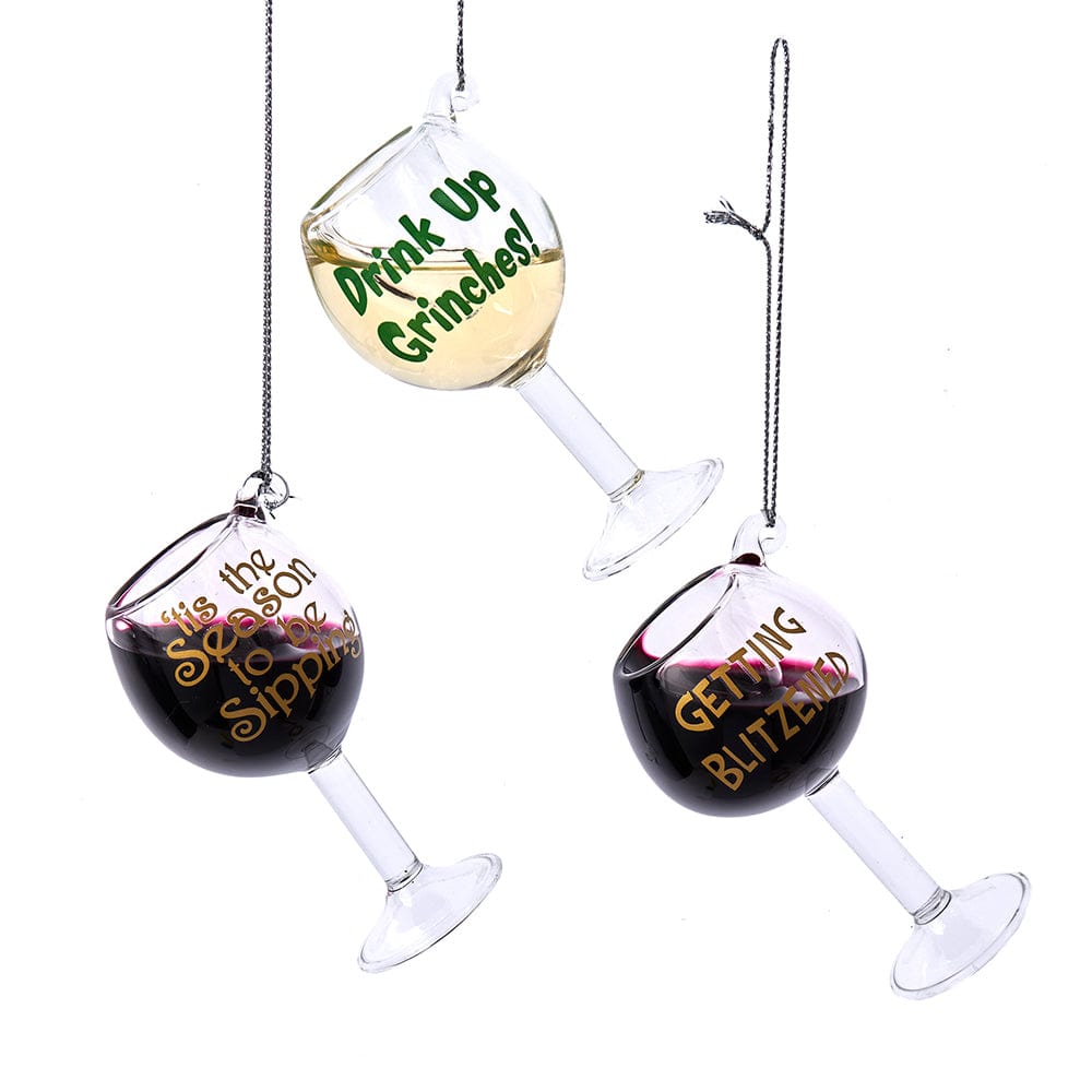 Wine Glass Ornament