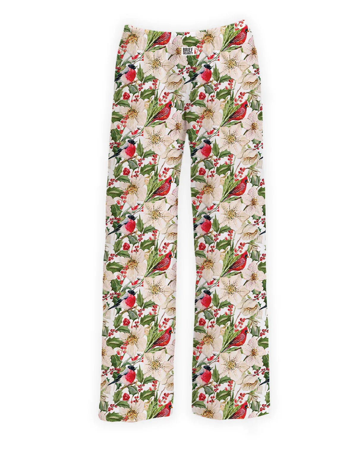 Brief Insanity Lounge Pants Winter Cardinal Lounge Pants