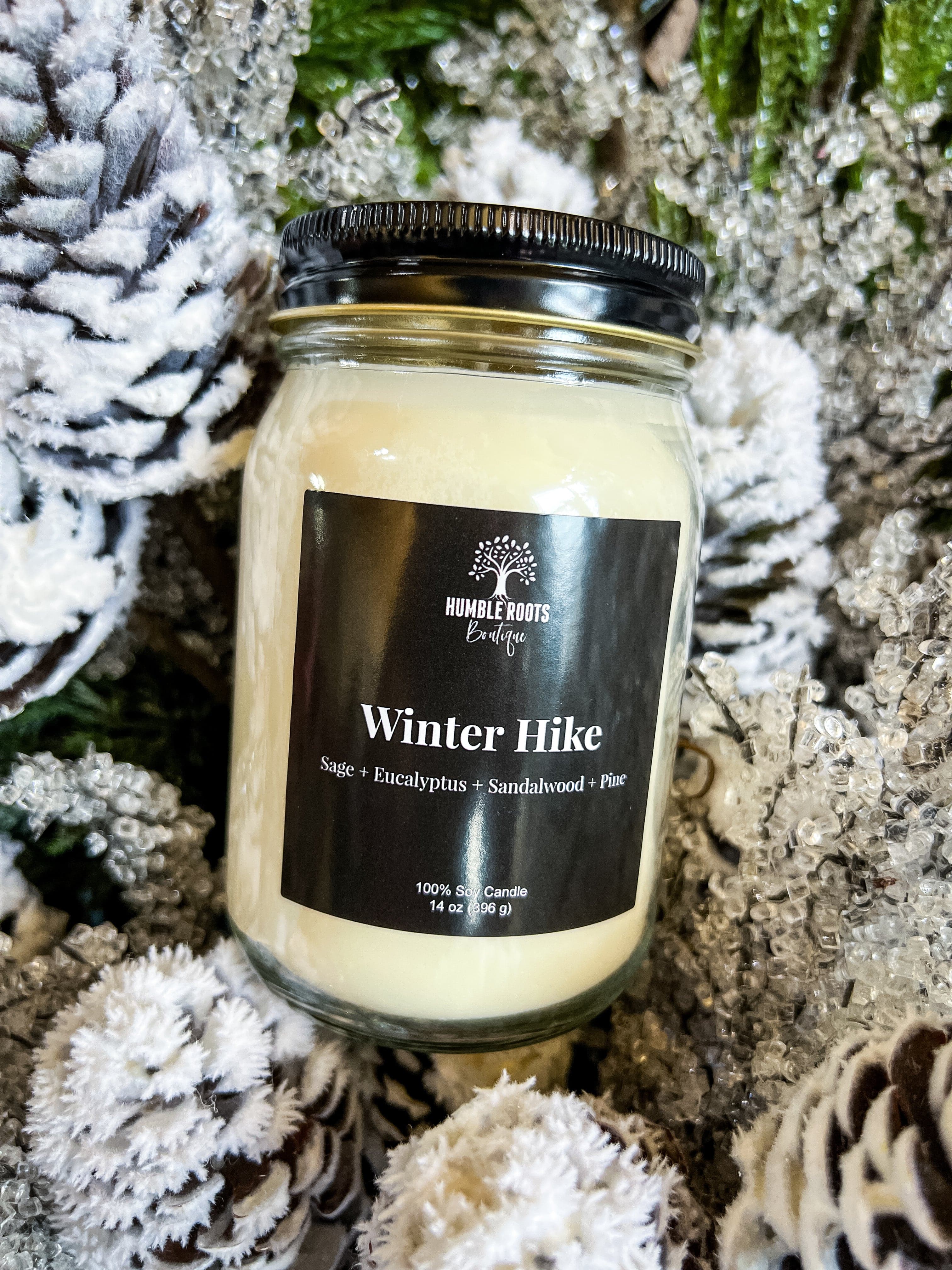 Humble Roots Boutique Candle Winter Hike Soy Candle