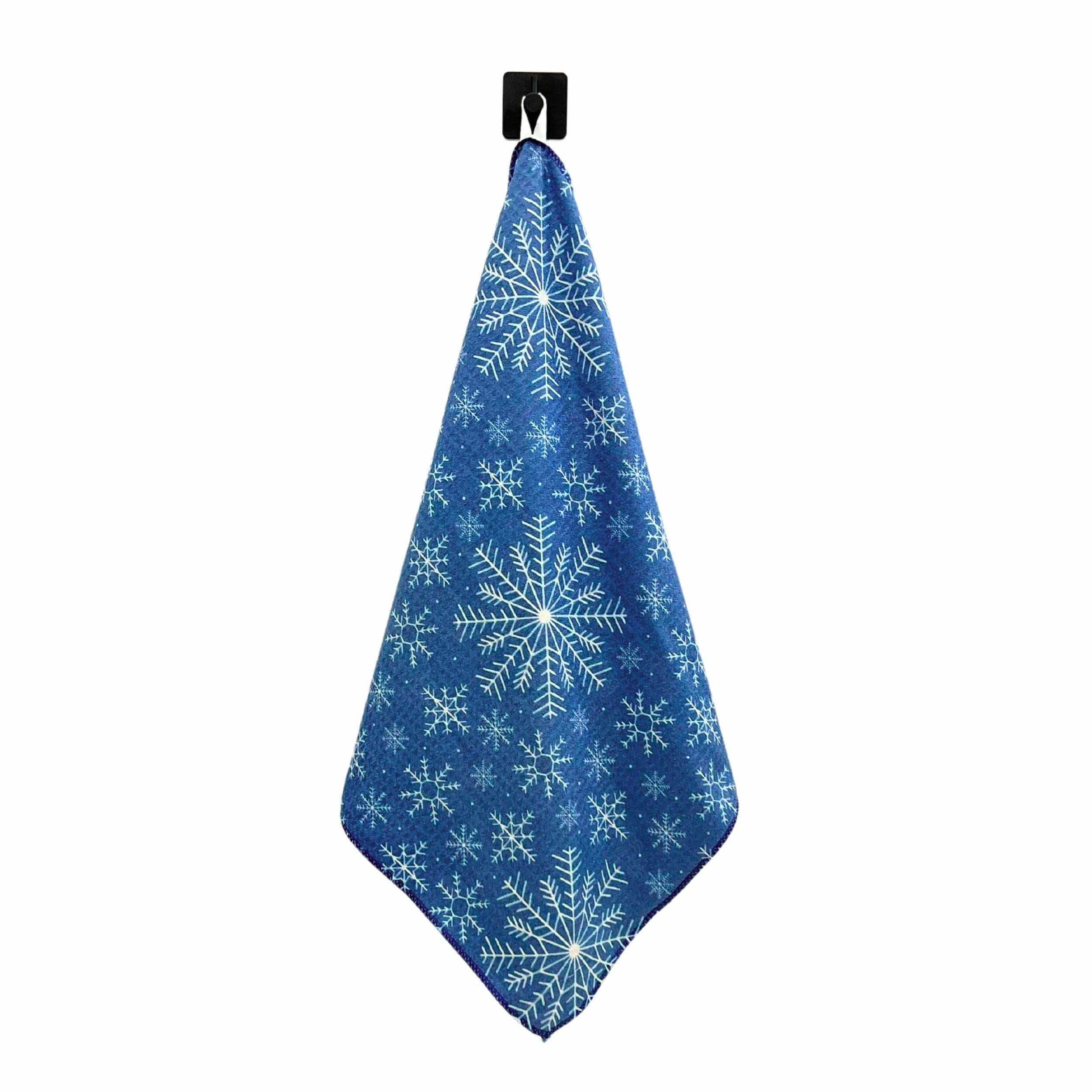 Driftless Studios Kitchen Towel Winter Snowflake Waffle Kitchen Tea Towel