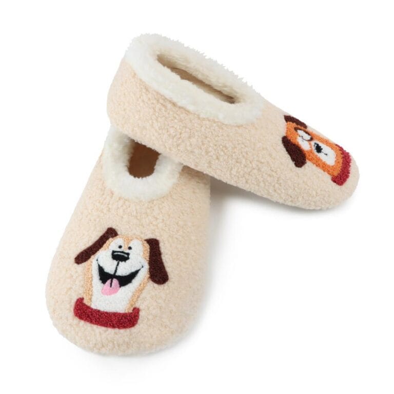 Snoozies Slippers Women's Happy Dog Slippers