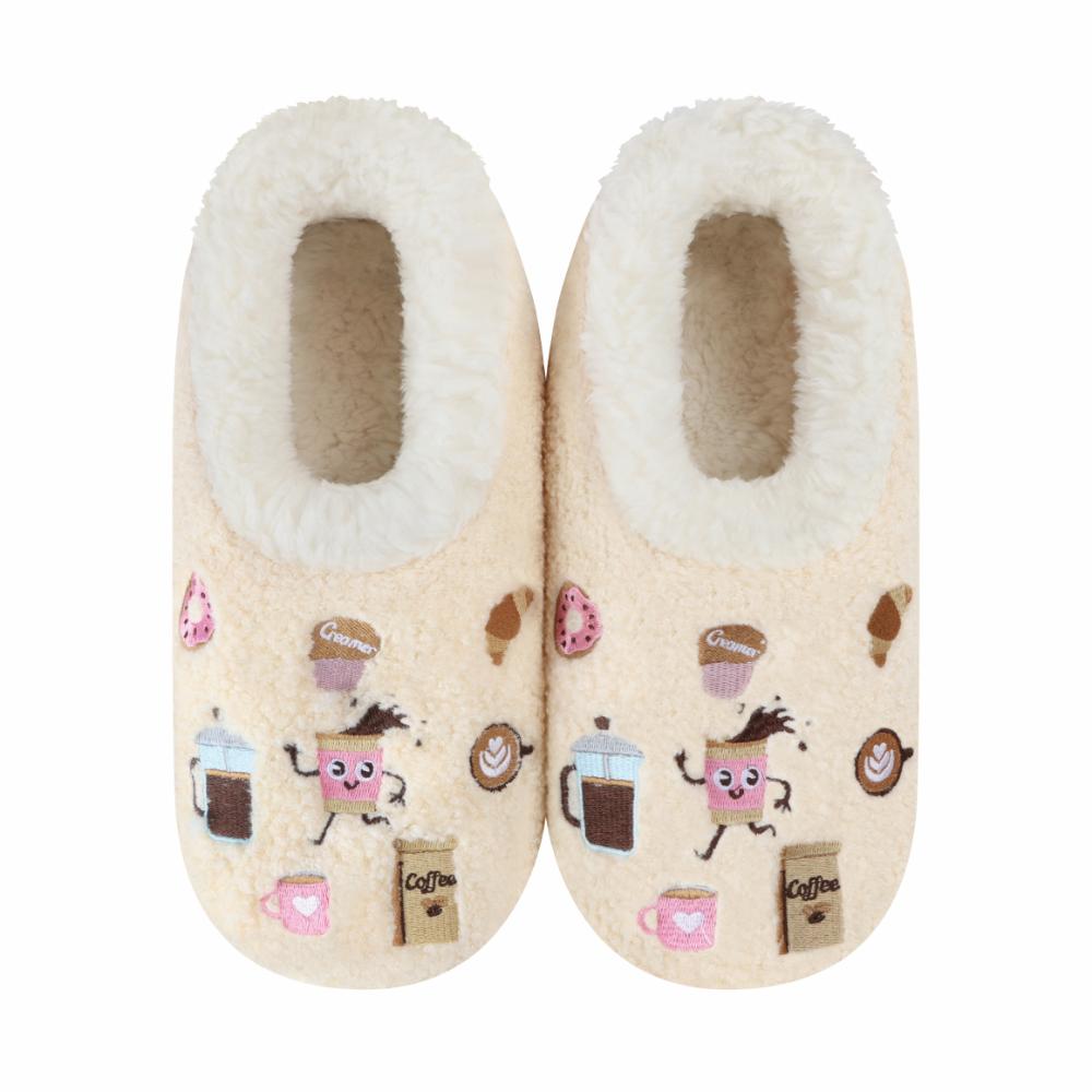 Snoozies Slippers Women's Mini Coffee Slippers