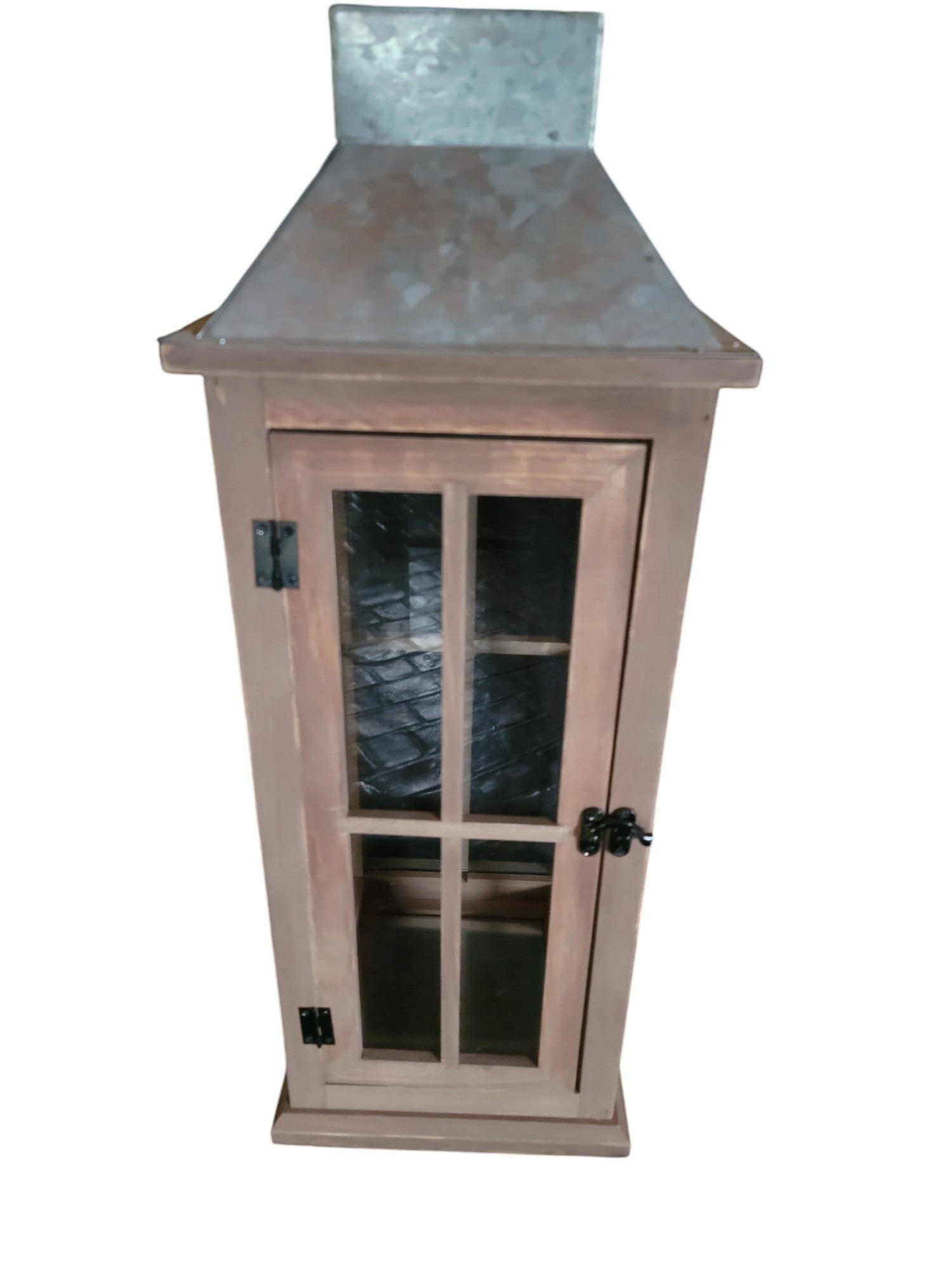 Wood and Glass Lantern