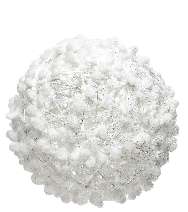 White Ball Ornament Orb