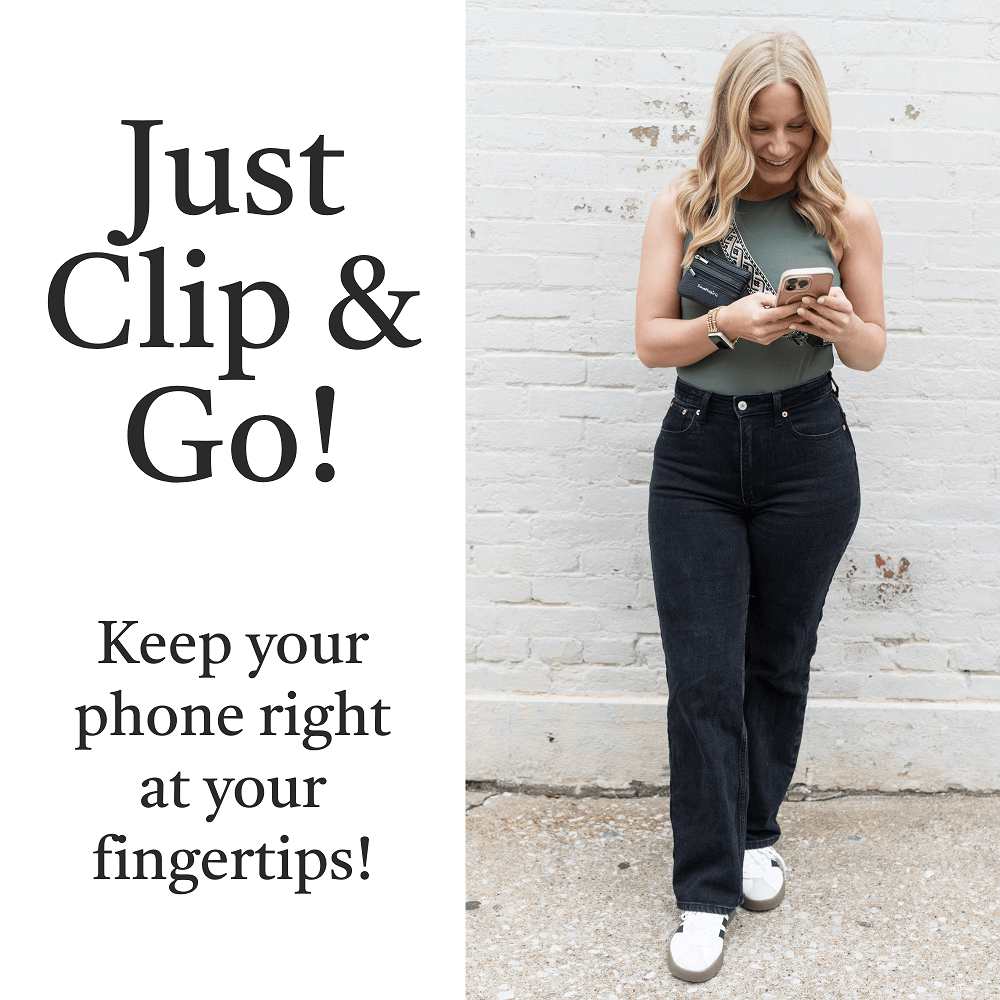 XOXO Clip & Go Strap w/Zippered Pouch