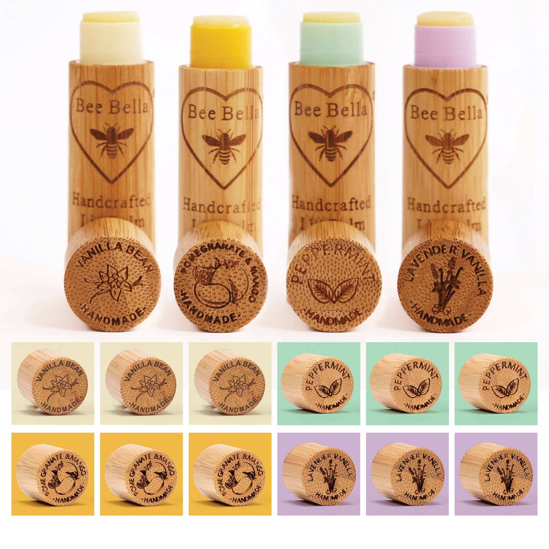 Bella Bee Natural Beeswax Lip Balm