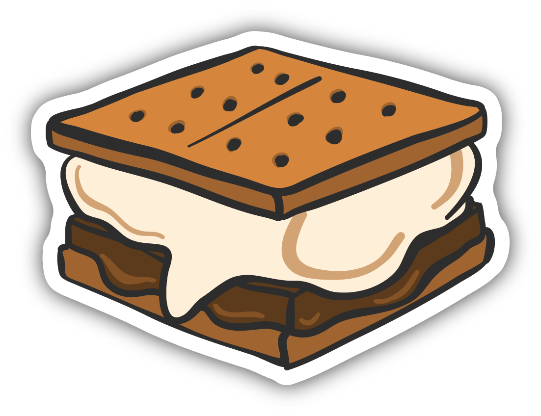 S'more Vinyl Sticker