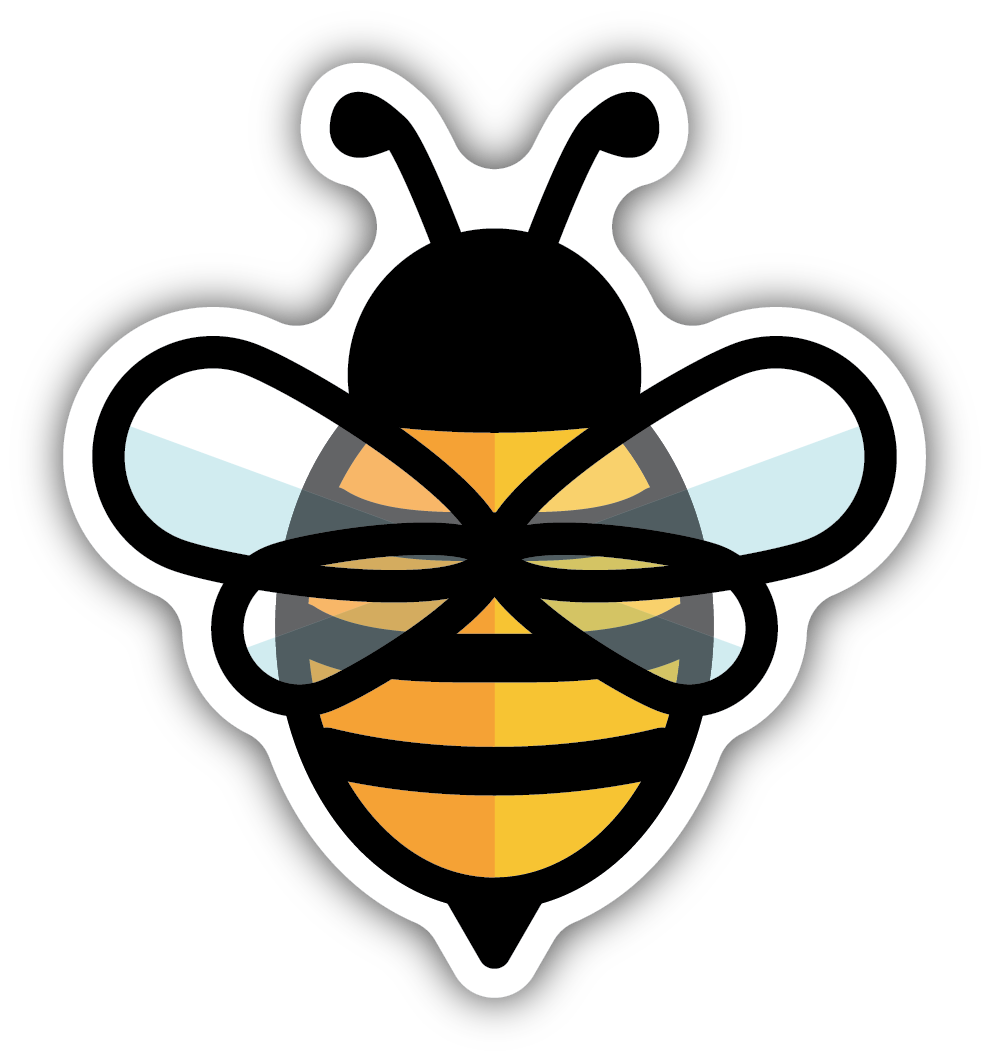 Bumble Bee Vinyl Sticker