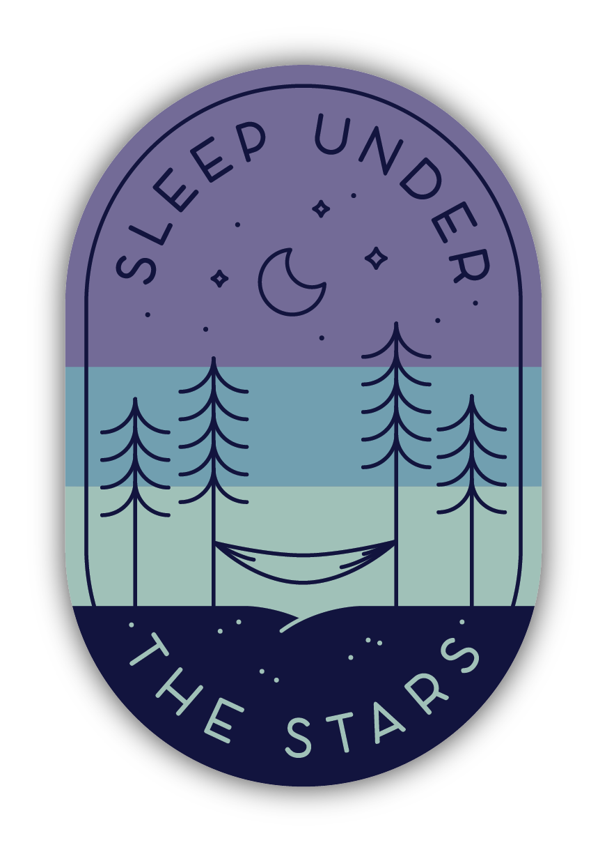 Sleep Under the Stars Vinyl Sticker