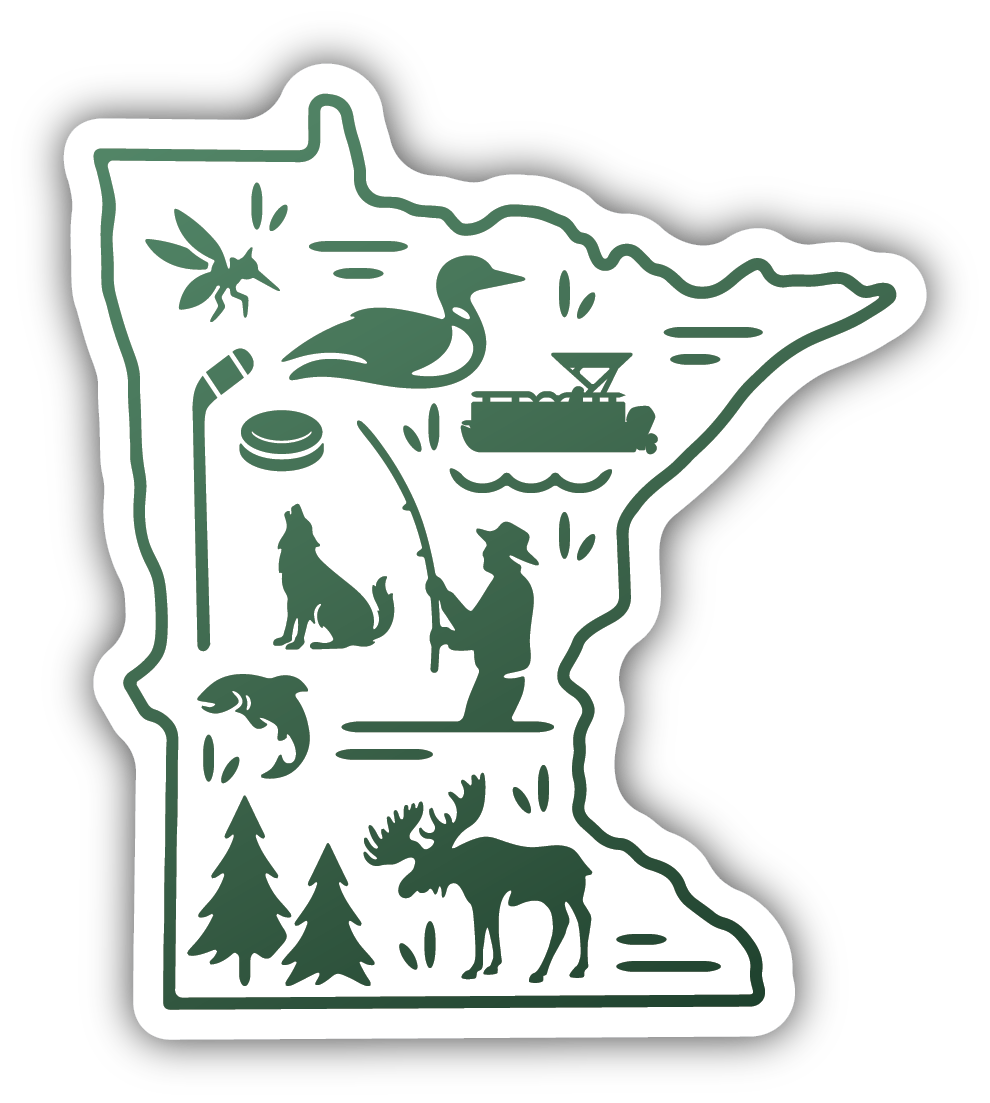 Minnesota Icon Vinyl Sticker