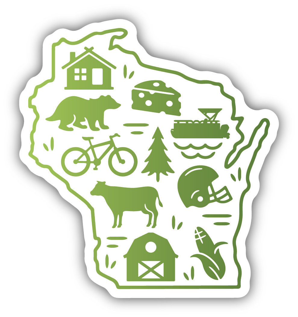 Wisconsin Icon Vinyl Sticker