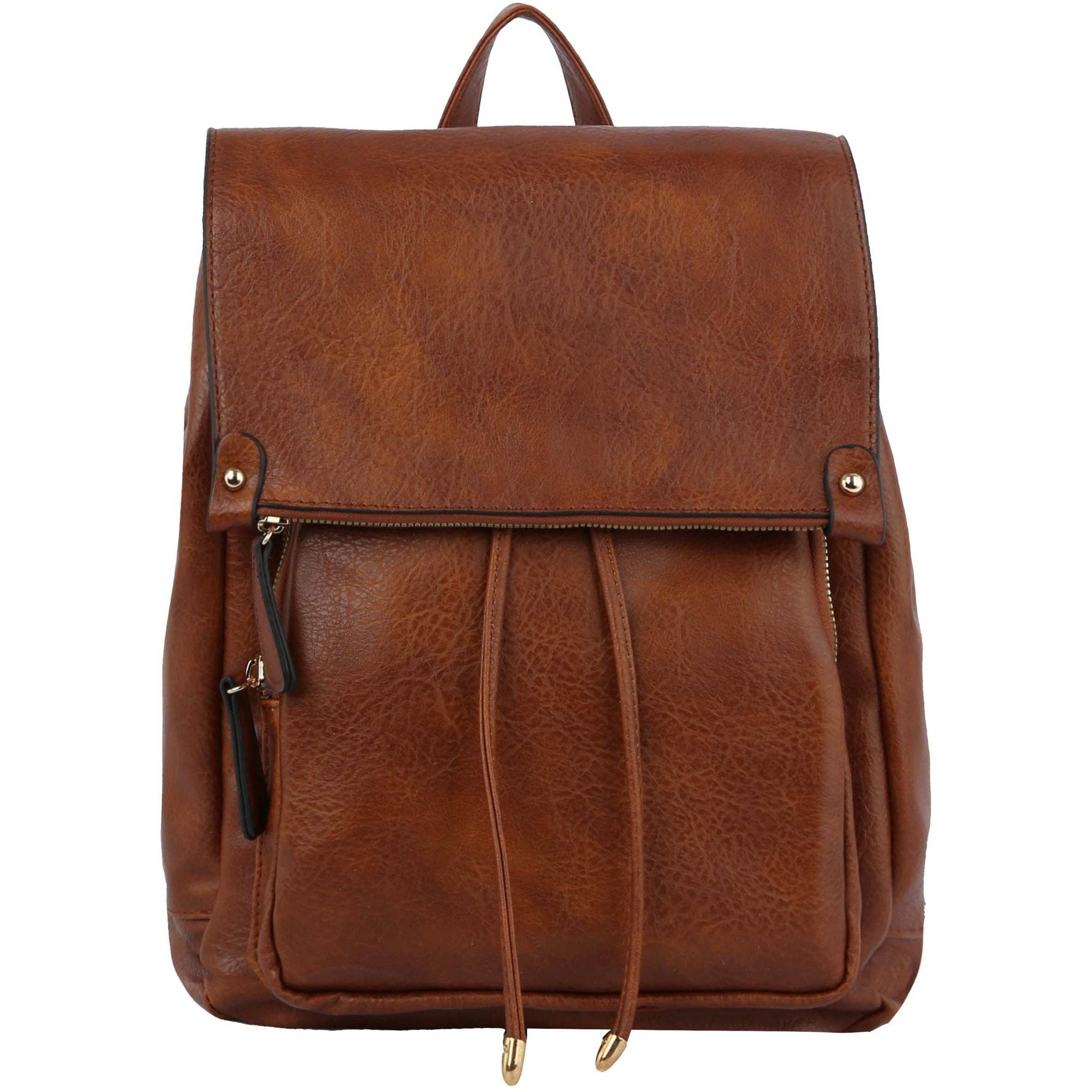 Casual Leather Backpack