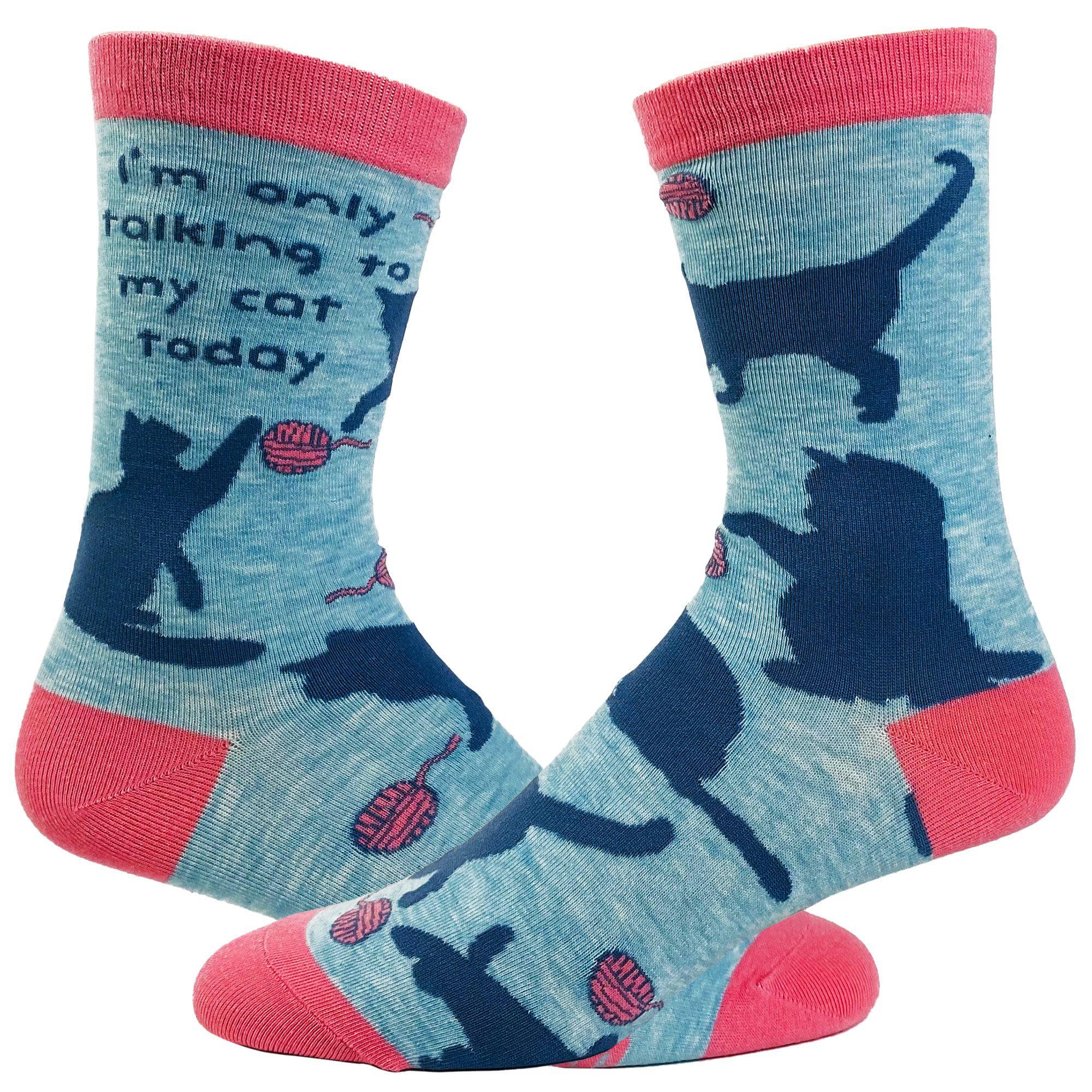 I'm Only Talking To My Cat Today Women's Socks