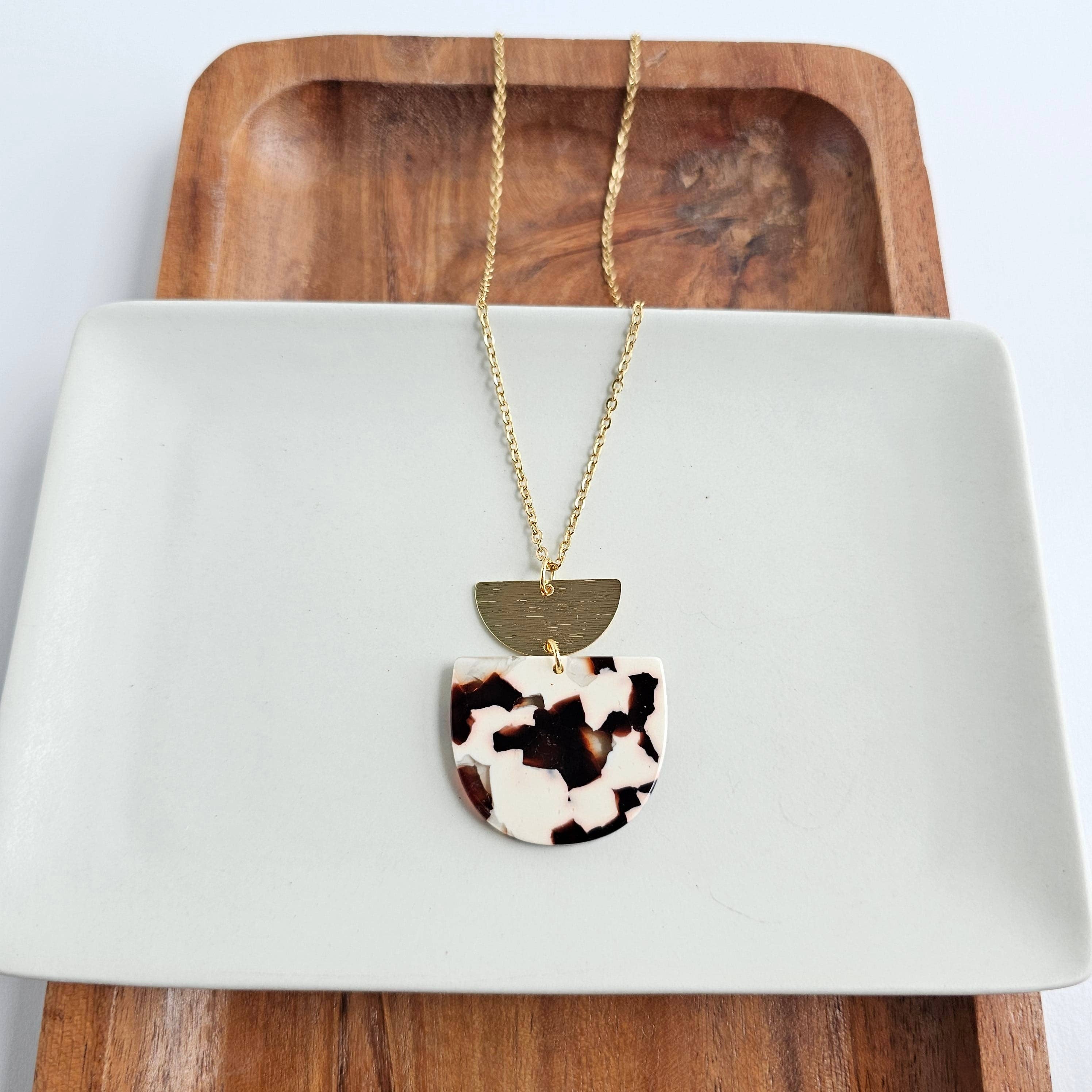 Harper Necklace - Cowhide