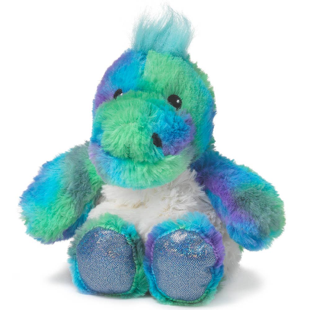 Rainbow Dinosaur Junior Warmies® Microwaveable Plush