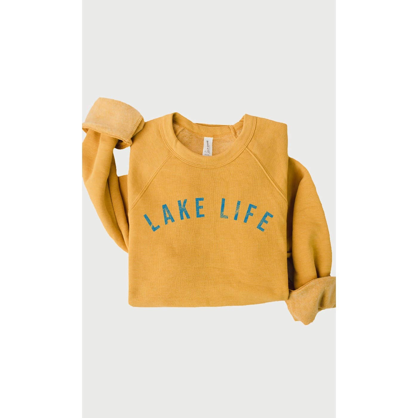 Retro Lake Life Graphic Premium Fleece Sweatshirt